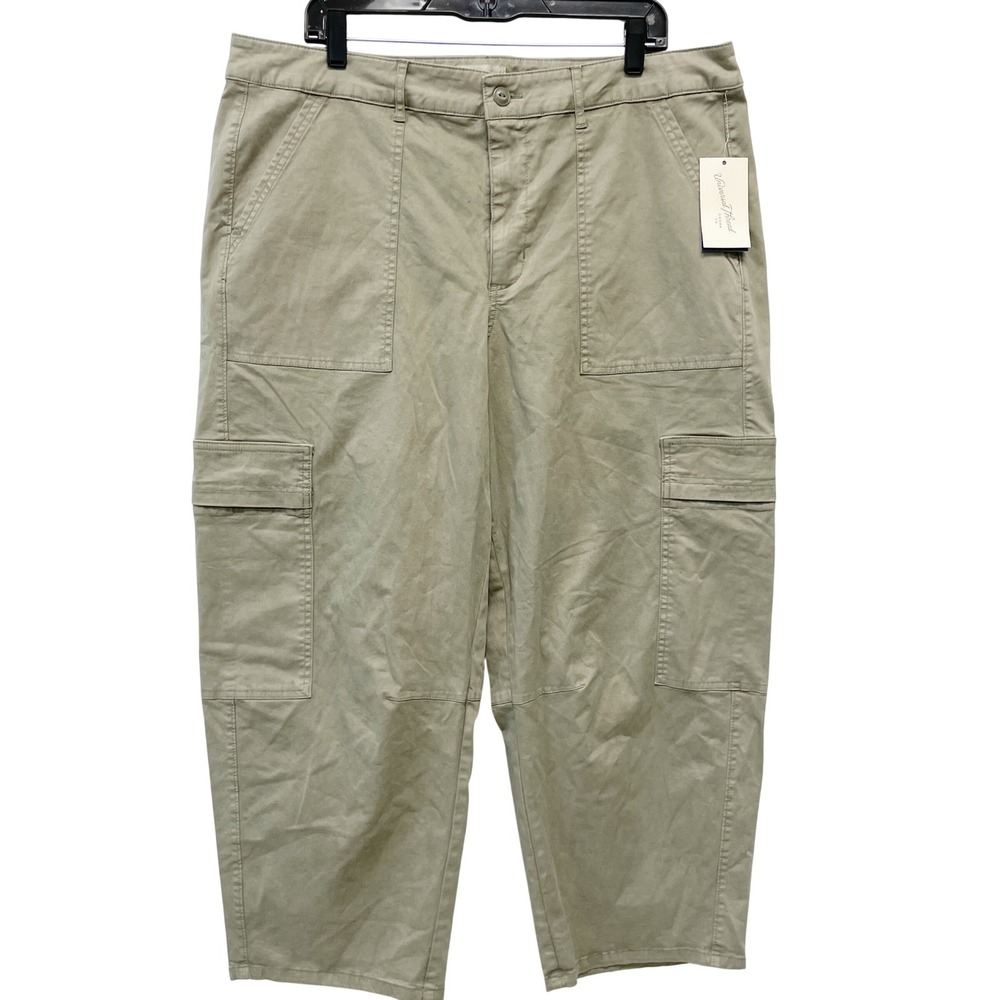 Universal Thread Women's Olive Green High Rise Utility Cargo Pants Size 17
